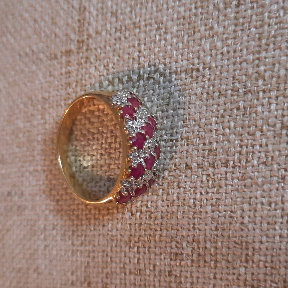 10K Yellow Gold and Ruby Ring
